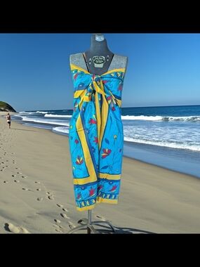 RARE Collectible Vintage 1982/1983 PINTO Luxury Cotton Resort Pareo / Sarong